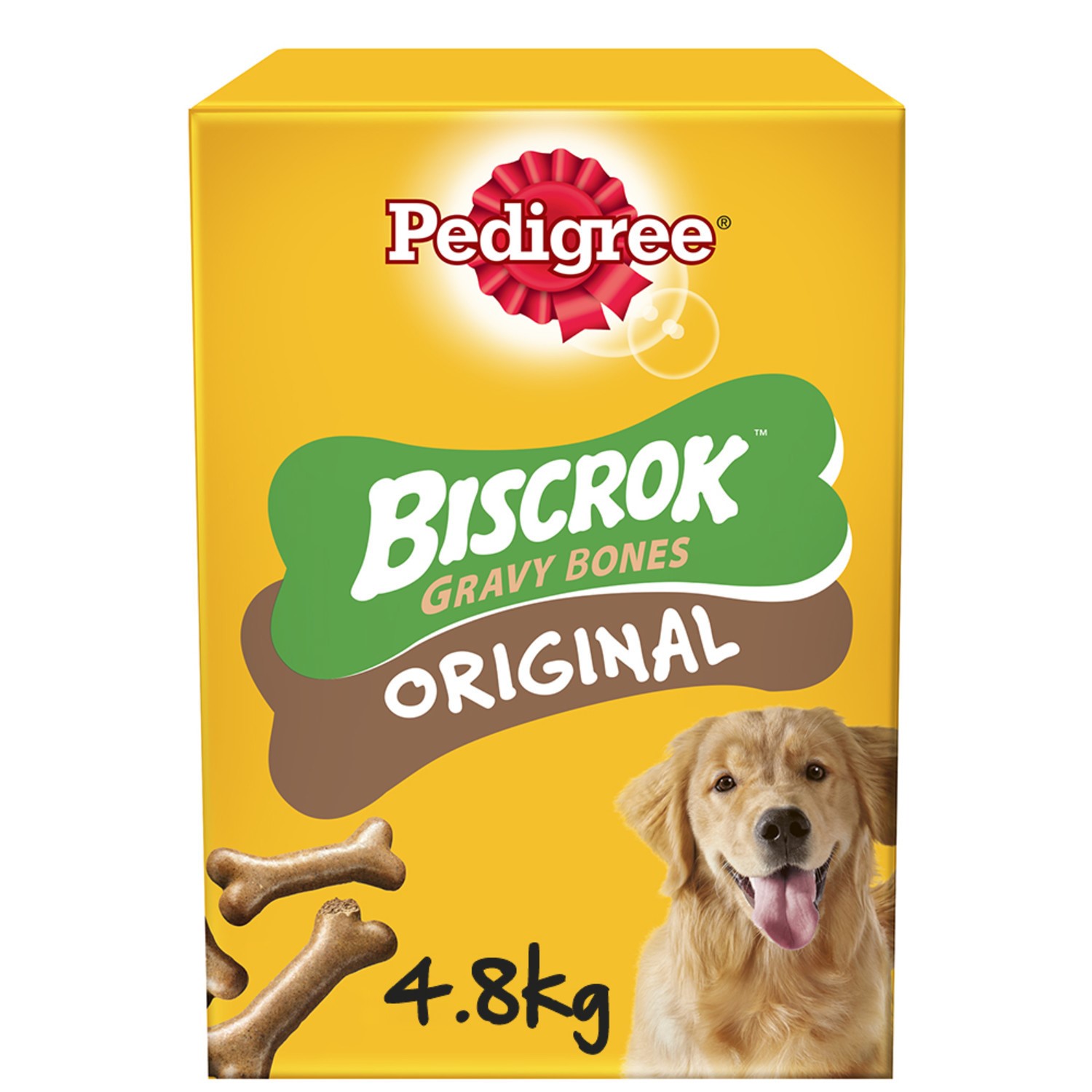 4.8kg Pedigree Biscrok Gravy Bones Dog Treats Dog Biscuits (12x400g)