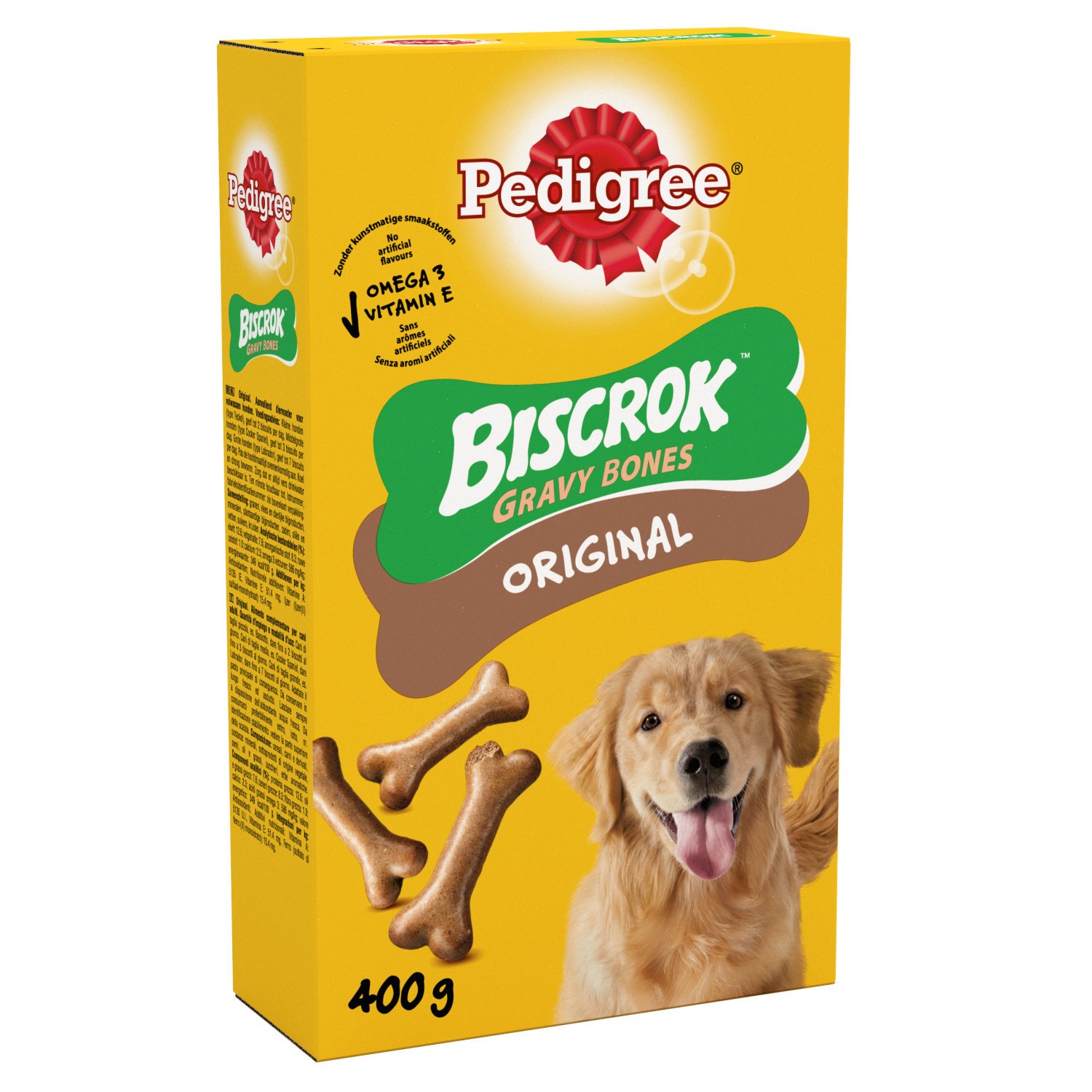 4.8kg Pedigree Biscrok Gravy Bones Dog Treats Dog Biscuits (12x400g)