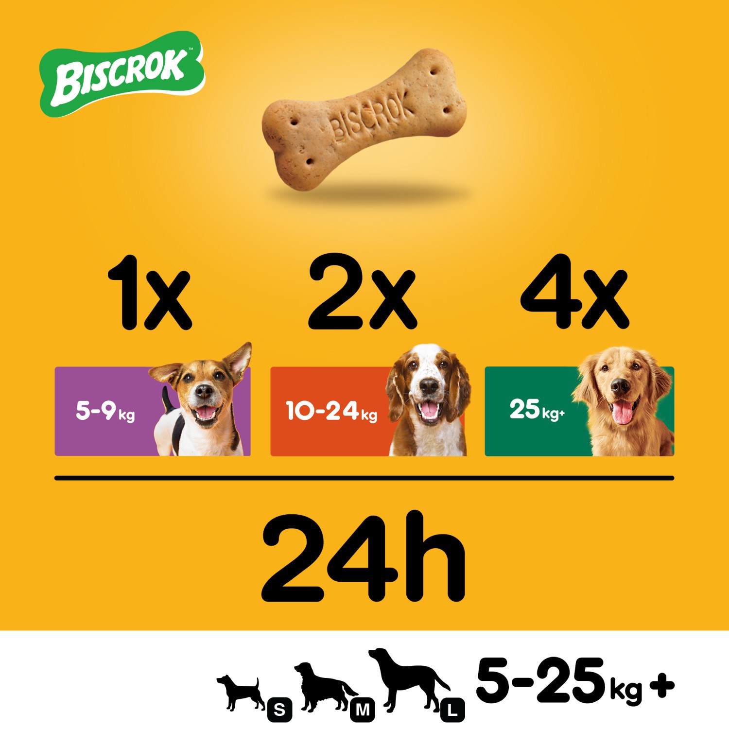 4.8kg Pedigree Biscrok Gravy Bones Dog Treats Dog Biscuits (12x400g)