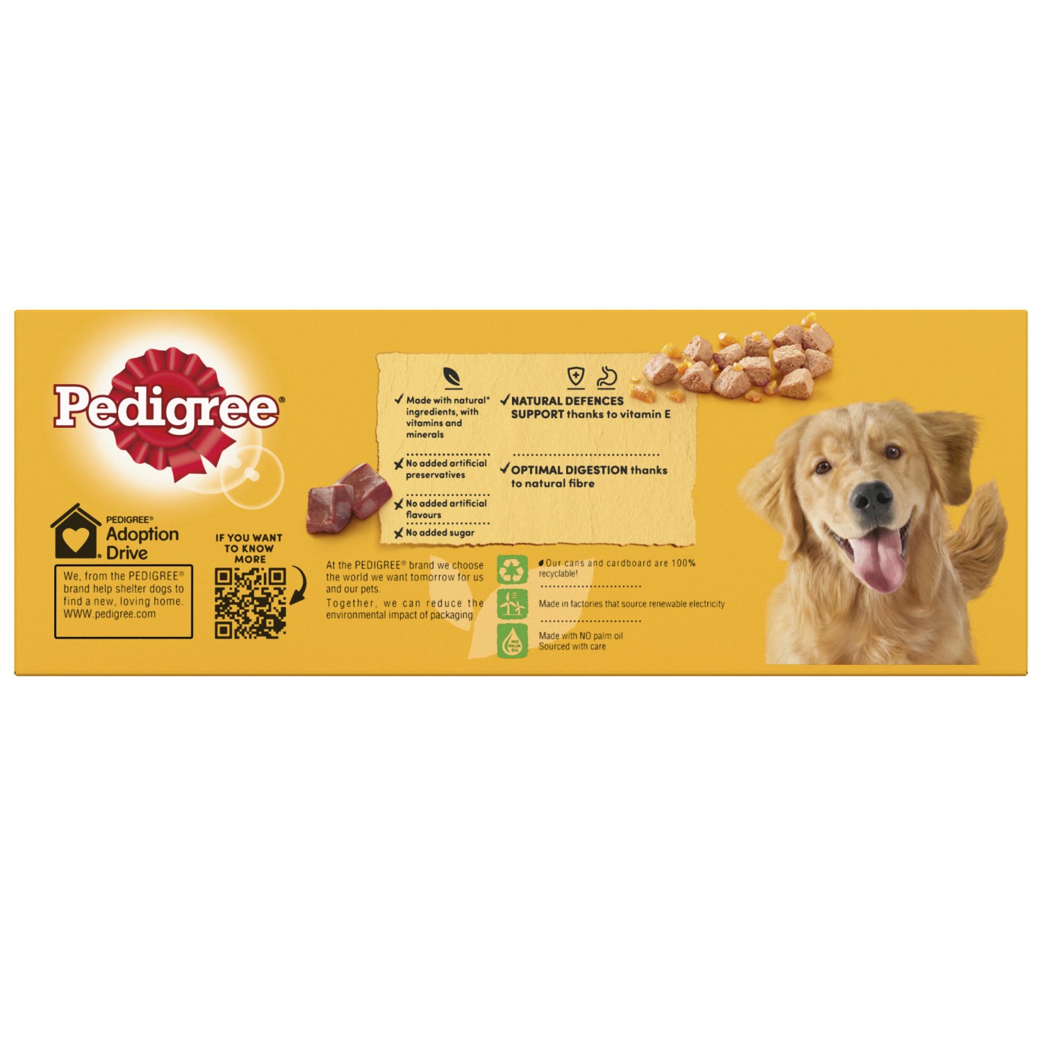24 x 385g Pedigree Adult Wet Dog Food Tins Mixed Selection in Jelly Dog Can