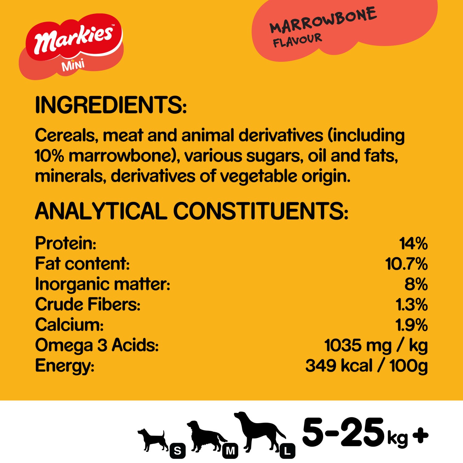 6kg Pedigree Mini Markies Dog Treats Marrowbone Dog Biscuits (12x500g)