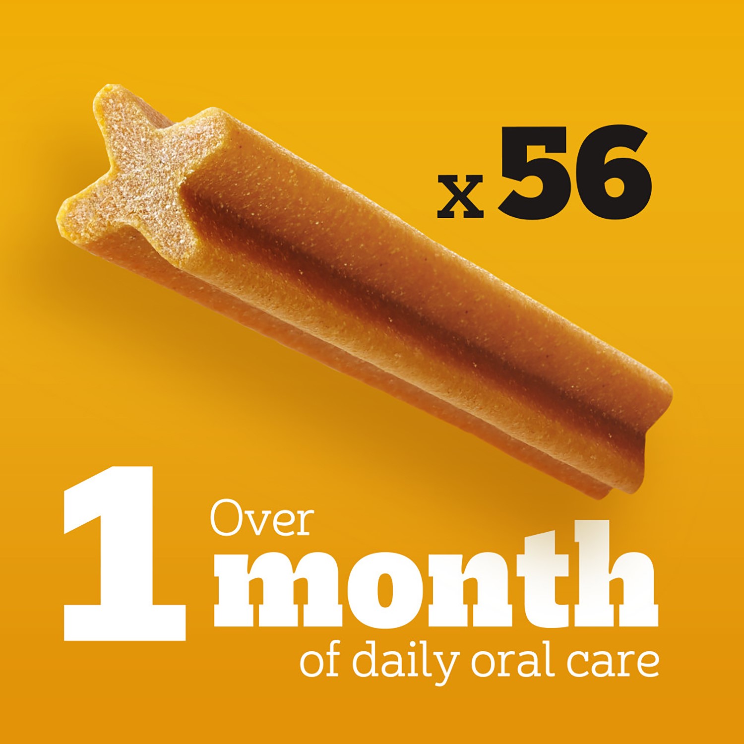 56 Pedigree Daily Dentastix Dental Sticks Dog Treats Medium Dog Chews
