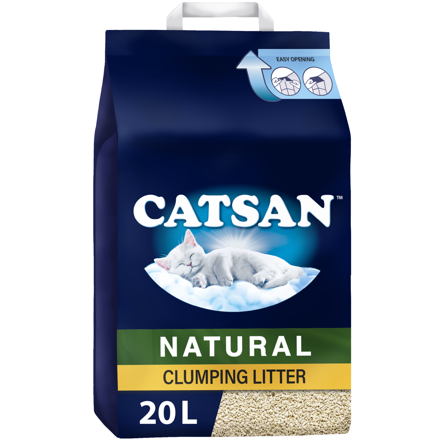 20L Catsan Natural Biodegradable Clumping Cat Litter 20 Litres