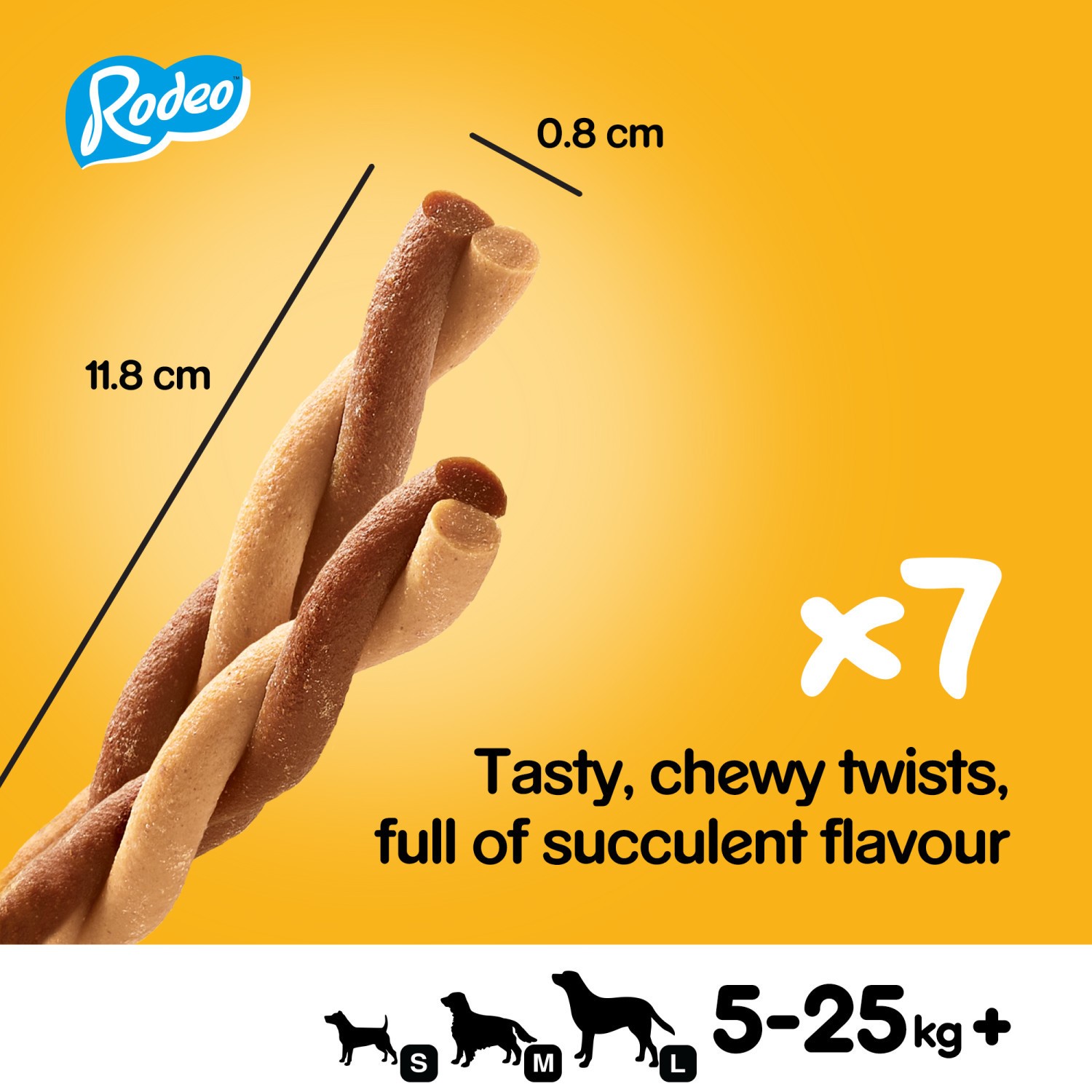 168 Pedigree Rodeo Dog Treats Chicken Dog Chews 24x123g