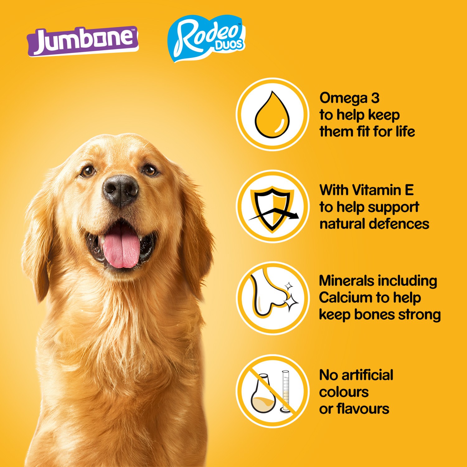 2 x Pedigree Rodeo Duos and Jumbone Mixed Dog Treats Mega Boxes 2 x 780g Gift