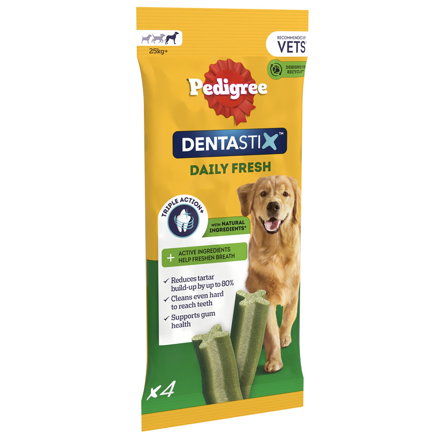 56 Pedigree Dentastix Fresh Adult Large Dog Treats 56 Dental Sticks Dog Chews