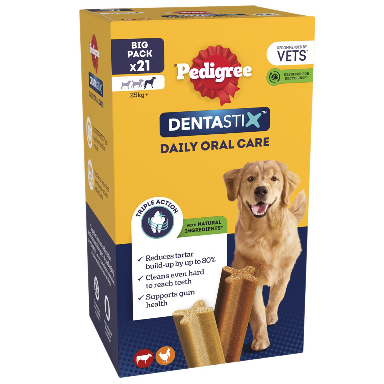 84 Pedigree Dentastix Daily Adult Large Dog Treats 84 Dental Sticks Dog Chews