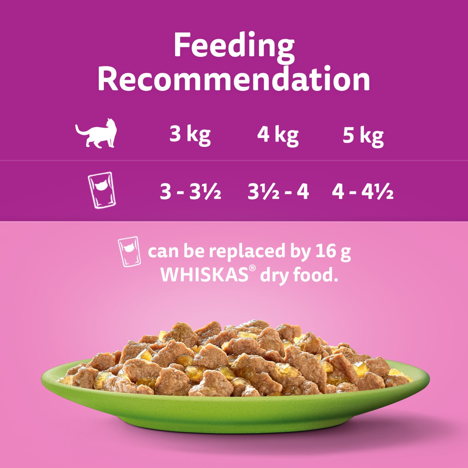 120 x 85g Whiskas 1+ Mixed Menu Mixed Adult Wet Cat Food Pouches in Jelly