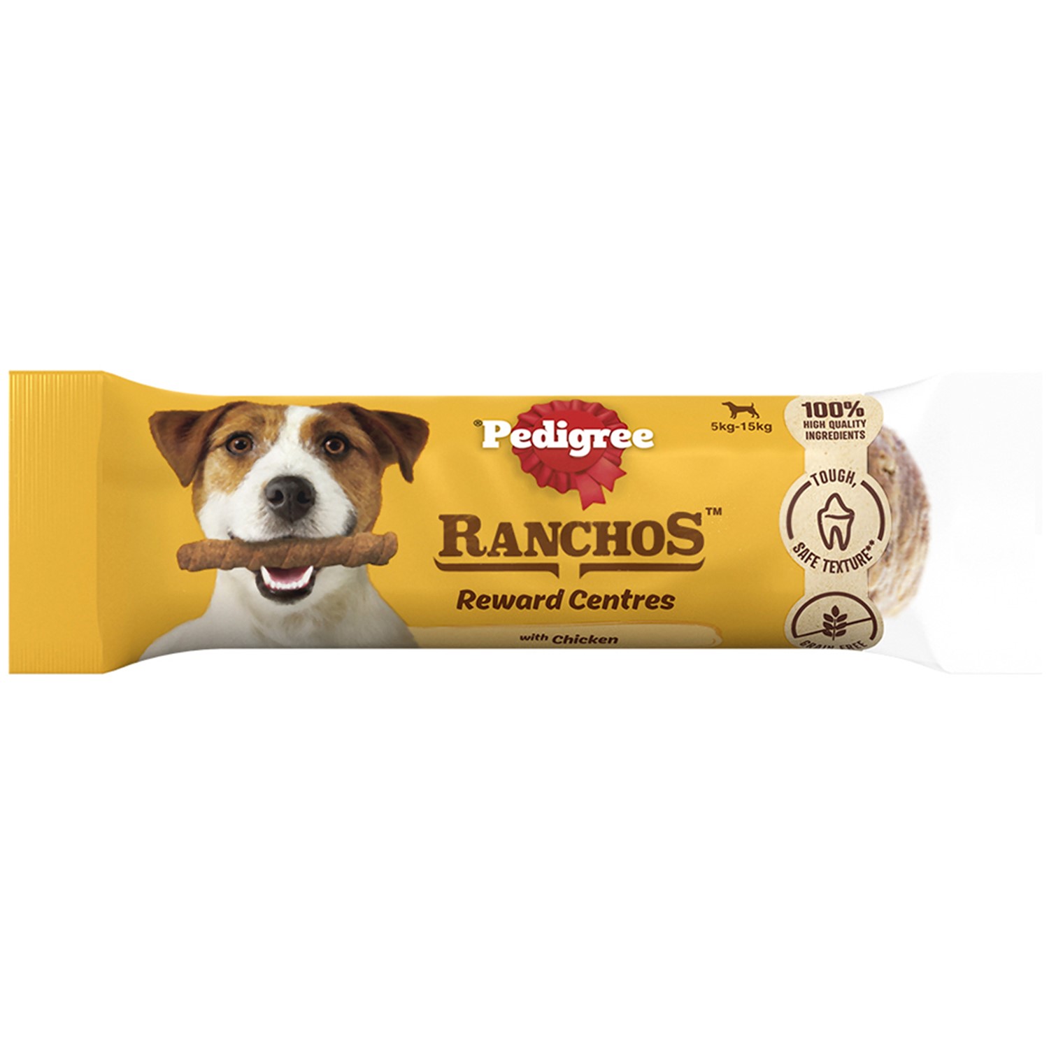 15 x 80g Pedigree Ranchos Reward Centres Maxi Adult Dog Treats Chicken Dog Chews