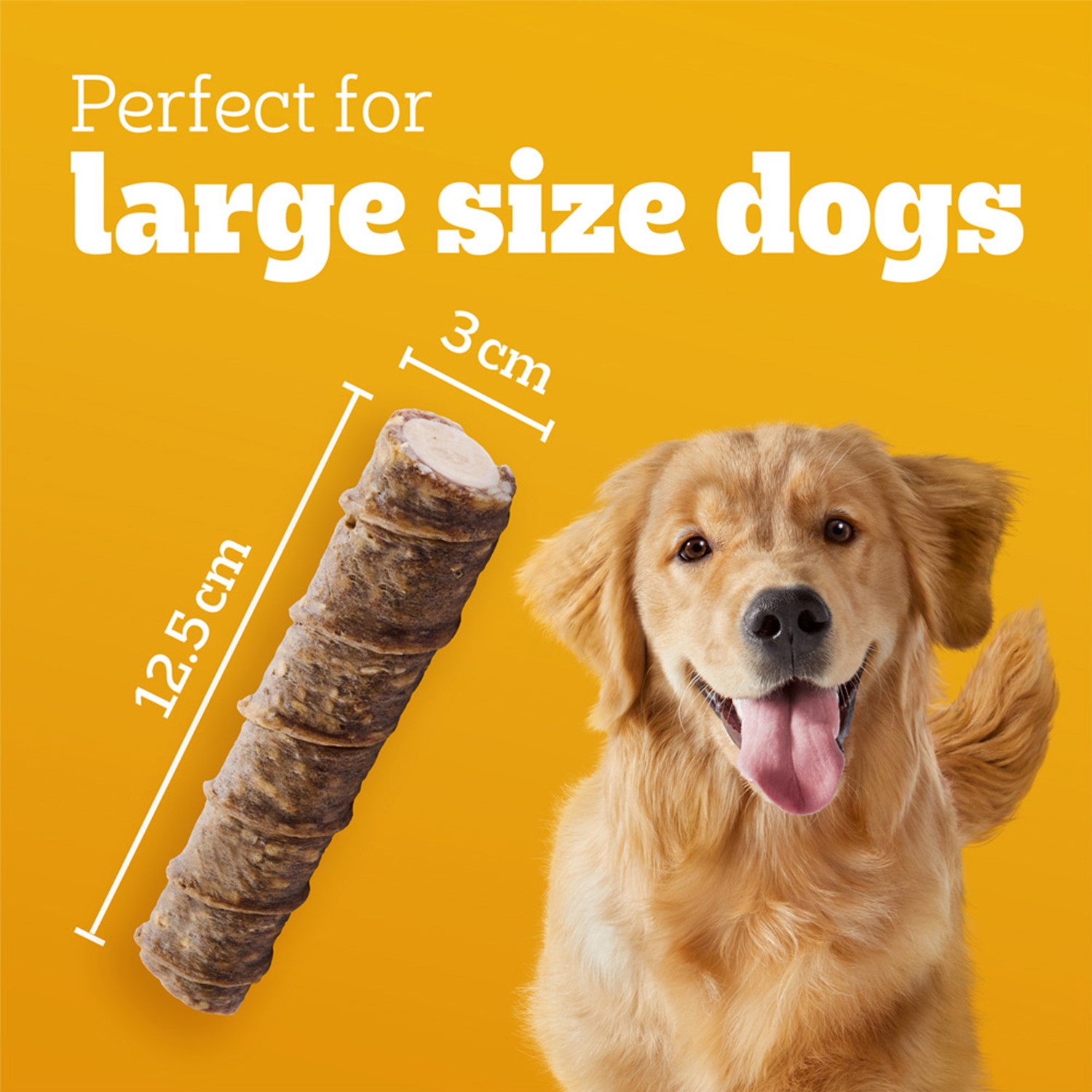 15 x 80g Pedigree Ranchos Reward Centres Maxi Adult Dog Treats Chicken Dog Chews