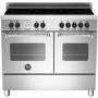 Bertazzoni Master Series 100cm Electric Range Cooker with Induction Hob - Stainless Steel