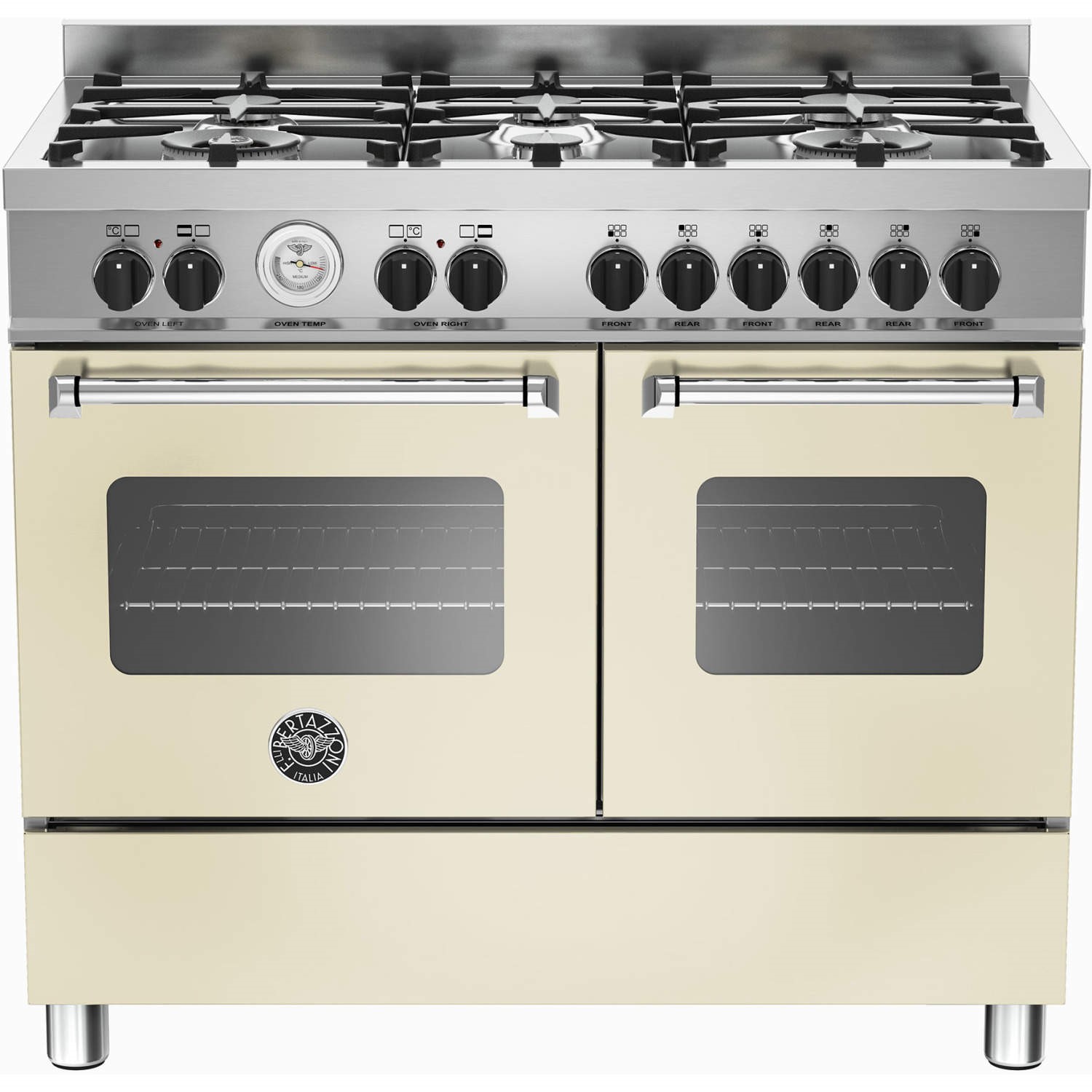 Bertazzoni MAS1006MFEDCRE Master Series 100cm Dual Fuel Range