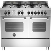 Bertazzoni Master Series 100cm Dual Fuel Range Cooker - Stainless Steel