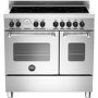 Refurbished Bertazzoni Master Series 90cm Electric Range Cooker - Stainless Steel