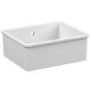 Single Bowl Undermount White Ceramic Kitchen Sink - Reginox