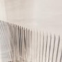 1000mm Ribbed Glass Shower Screen for Wetroom & Walk In Shower - Matira