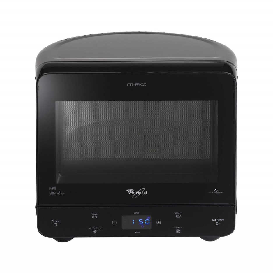 Whirlpool MAX35BL Max 35 Microwave With Steam Function Black