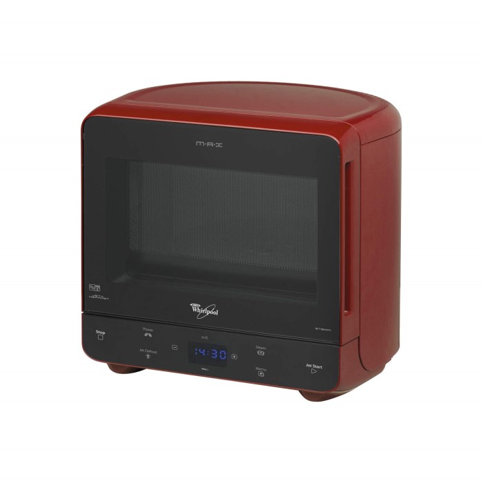 Whirlpool MAX35RD Max 35 Microwave With Steam Function Red | Appliances