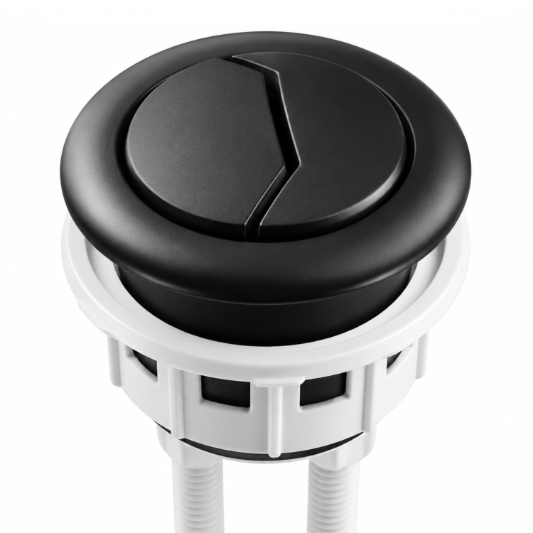 Matt Black 38mm Cistern Flush Button - Suitable for Roma Addison Austin Indiana Pendle Portland & Seren