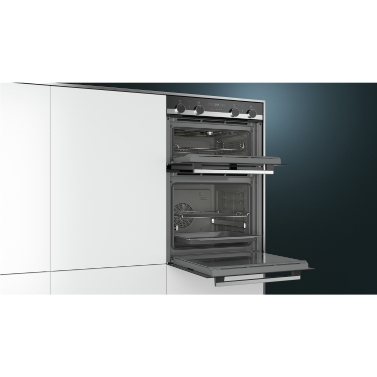 Siemens iQ500 Built In Electric Double Oven - Stainless Steel