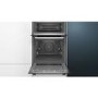 Siemens iQ500 Built In Double Oven With Pyrolytic Cleaning - Stainless Steel