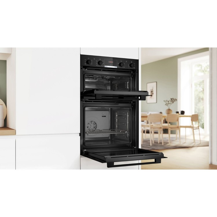 Bosch Series 4 MBA533BB3B Electric Built-In Double Oven - Black