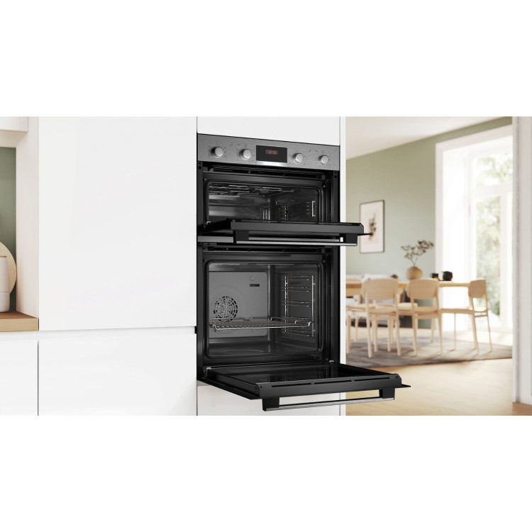 Bosch Series 4 MBA533BS3B Electric Built-In Double Oven - Stainless Steel