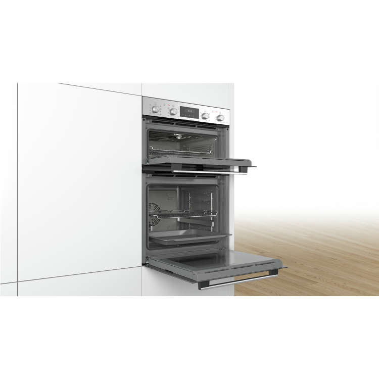 Bosch Series 6 Built In Electric Double Oven - Stainless Steel