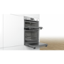 Bosch MBA5575S0B Series 6 Electric Built-In Double Oven With Catalytic Cleaning - Stain