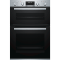 Bosch MBA5785S0B Serie 6 Multifunction Built-in Double Oven With Pyrolytic Cleaning - Stainless Steel