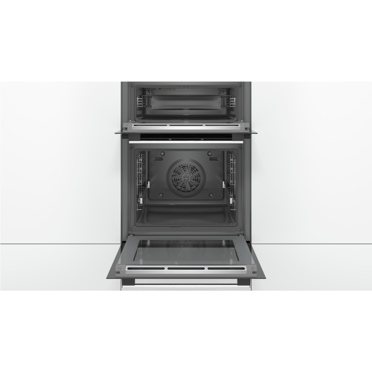 Bosch MBA5785S0B Serie 6 Multifunction Built-in Double Oven With Pyrolytic Cleaning - Stainless Steel