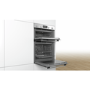Bosch MBA5785S0B Serie 6 Multifunction Built-in Double Oven With Pyrolytic Cleaning - Stainless Steel