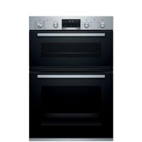 Refurbished Bosch Series 6 MBA5785S6B 60cm Double Built In Electric Oven Stainless Steel Refurbished Bosch Series 6 MBA5785S6B 60cm Double Built In Electric Oven Stainless Steel