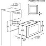 GRADE A2 - AEG MBB1756S-M Built-in 800W 17L Microwave Stainless Steel Antifingerprint