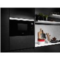 Refurbished AEG MBB1756SEM Built In 17L 800W Microwave Black With Antifingerprint Stainless Steel