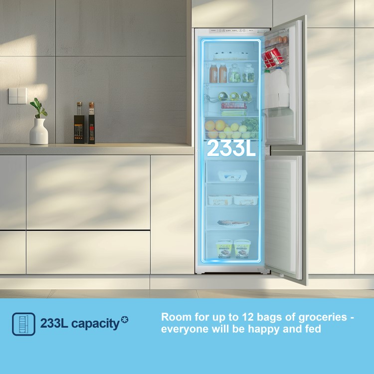 Fridgemaster 233 Litre 50/50 Integrated Fridge Freezer