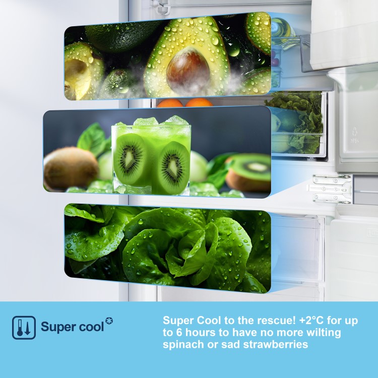 Fridgemaster 233 Litre 50/50 Integrated Fridge Freezer