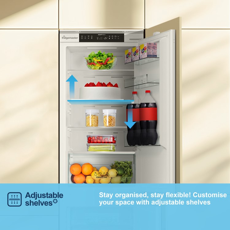 Fridgemaster 252 Litre 70/30 Integrated Fridge Freezer