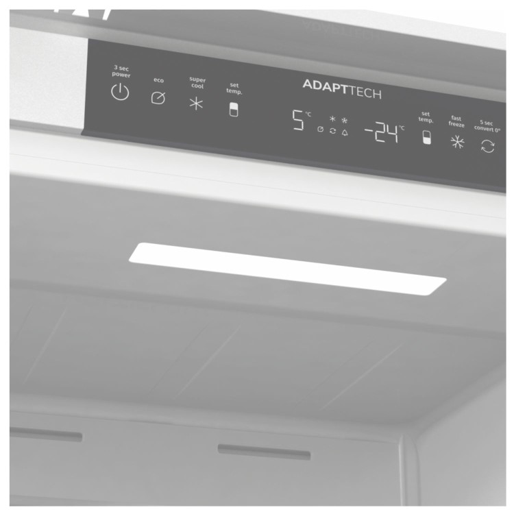 Refurbished Fridgemaster MBC55252NE Integrated 252 Litre 60/40 Frost Free Fridge Freezer