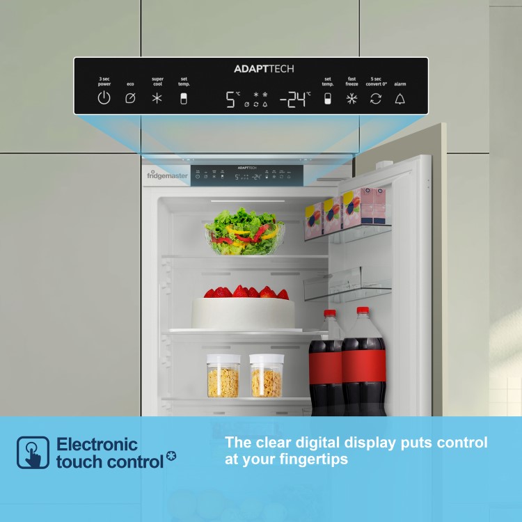 Fridgemaster 252 Litre 70/30 Integrated Fridge Freezer