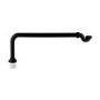 Matt Black Traditional Exposed Shallow Seal Bath Trap & Pipe - Park Royal