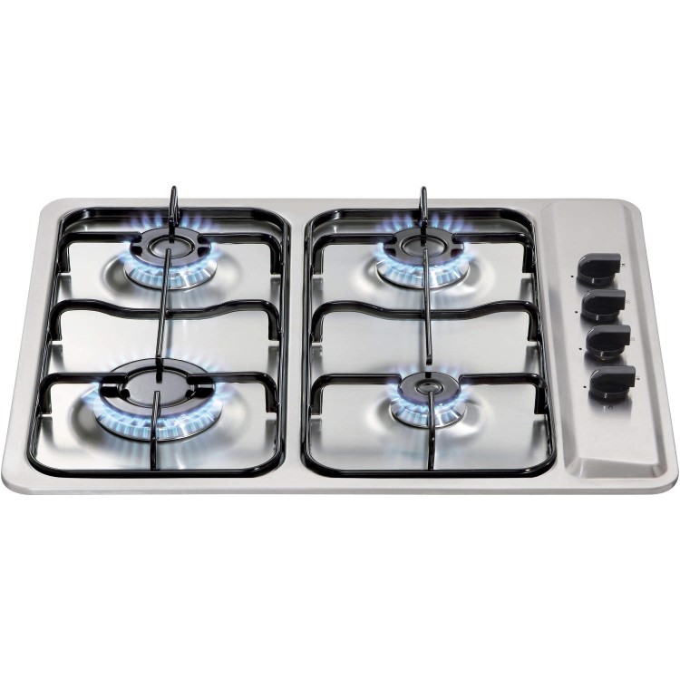 Matrix MHG001SS 60cm 4 Burner Gas Hob in Stainless Steel