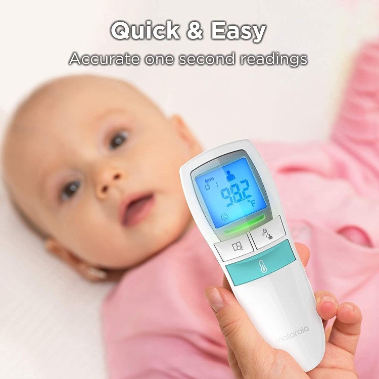 Motorola Care 3-in-1 Non Contact Baby Digital Thermometer - White