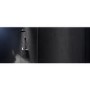 GRADE A2 - Black Thermostatic Mixer Shower Set with Push Button & Shelf - Mika