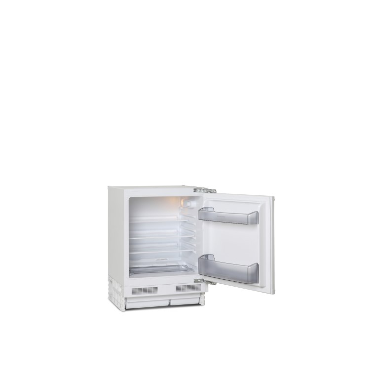 Montpellier MBUL100 60cm Wide Integrated Under Counter Larder Fridge - White