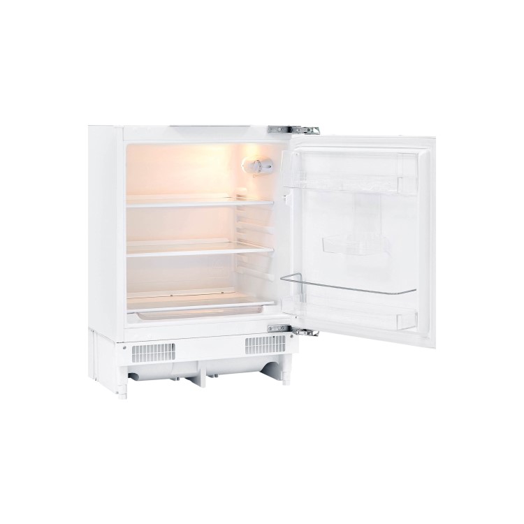 Fridgemaster MBUL60133 59cm Wide Integrated Under Counter Larder Fridge - White