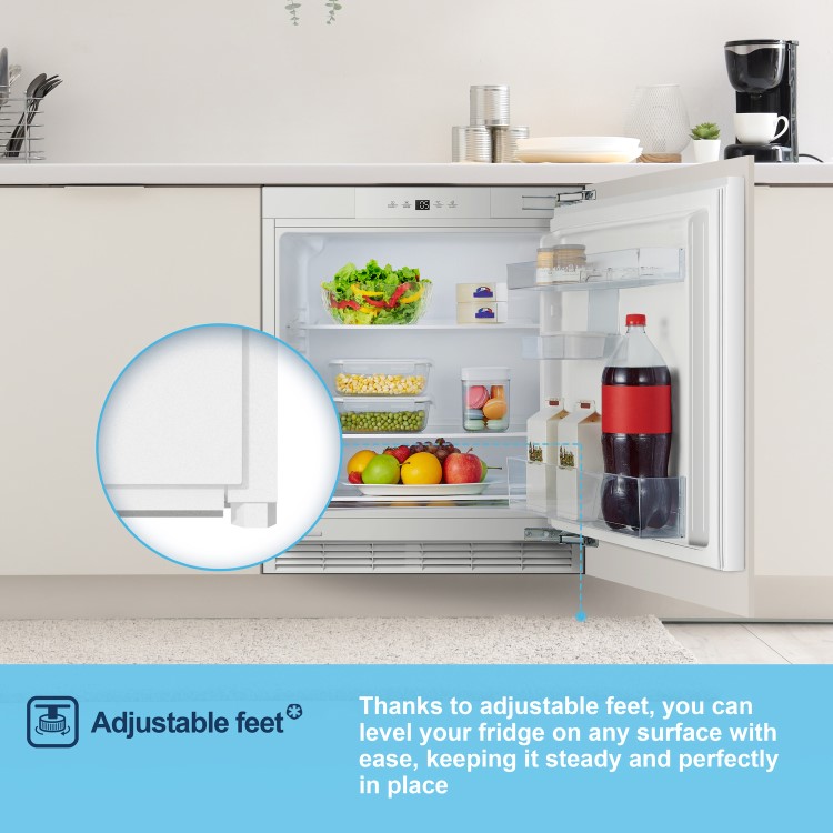 Fridgemaster 138 Litre Integrated Under Counter Fridge