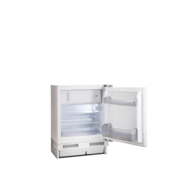 Montpellier MBUR200 60cm Wide Integrated Under Counter Larder Fridge - White