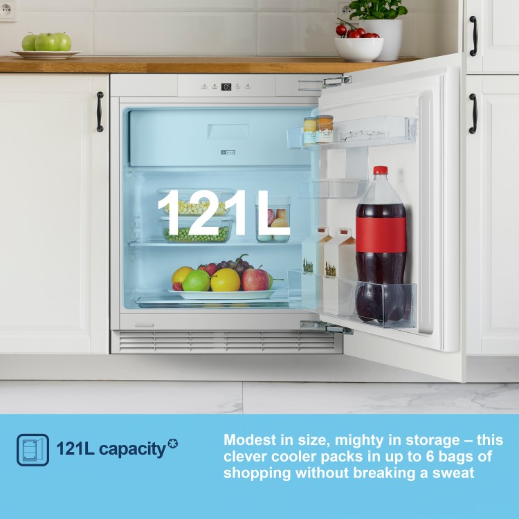 Fridgemaster 104 Litre Integrated Under Counter Fridge