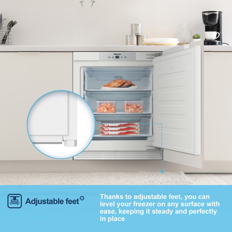 Fridgemaster 97 Litre Under Counter Integrated Freezer 